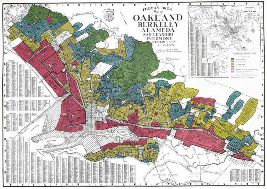 Map of Oakland